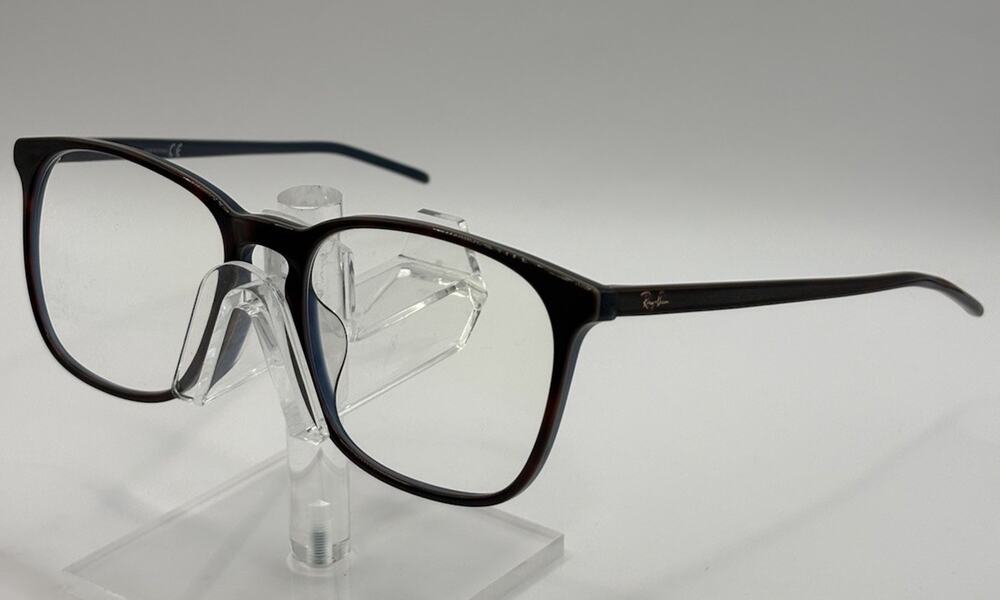 Ray-Ban RB5387F 5913 Eyeglasses 54-18-150 Havana Blue Square Full Fit Frame